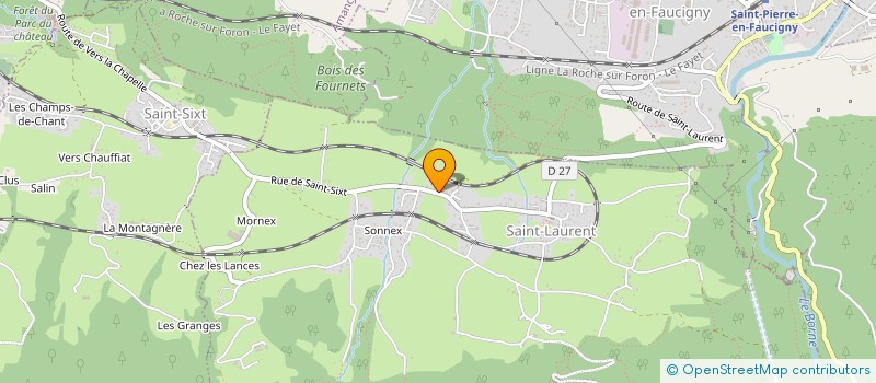 localisation de l'entreprise MADAME DANIELLE DUBY  SAINT-LAURENT