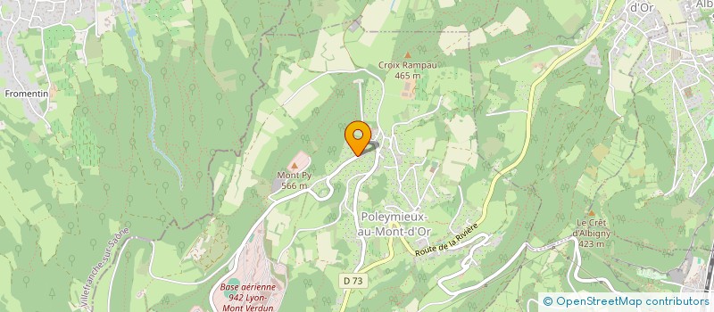 localisation de l'entreprise MADAME DANIELLE DULAC à POLEYMIEUX-AU-MONT-D'OR