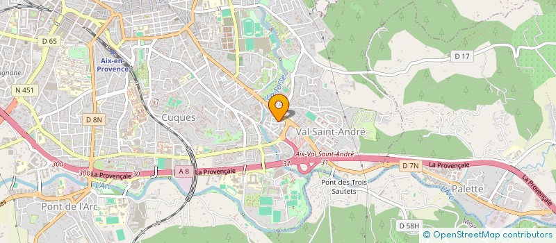 localisation de l'entreprise MADAME DANIELLE DUPE à AIX EN PROVENCE