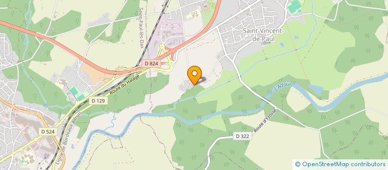 localisation de l'entreprise MADAME DANIELLE DUPERE  SAINT-VINCENT-DE-PAUL