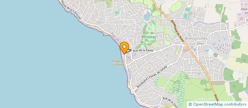 localisation de l'entreprise MADAME DANIELLE DUPLAT  BRETIGNOLLES-SUR-MER