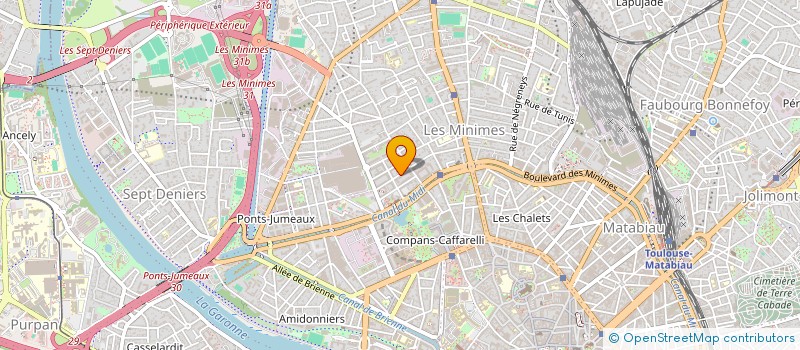 localisation de l'entreprise MADAME DANIELLE DUPUY à TOULOUSE