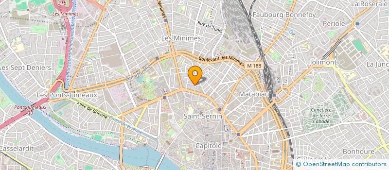 localisation de l'entreprise MADAME DANIELLE DURA à TOULOUSE