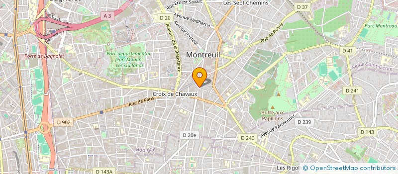 localisation de l'entreprise MADAME DANIELLE DUSSAUSSOY à MONTREUIL