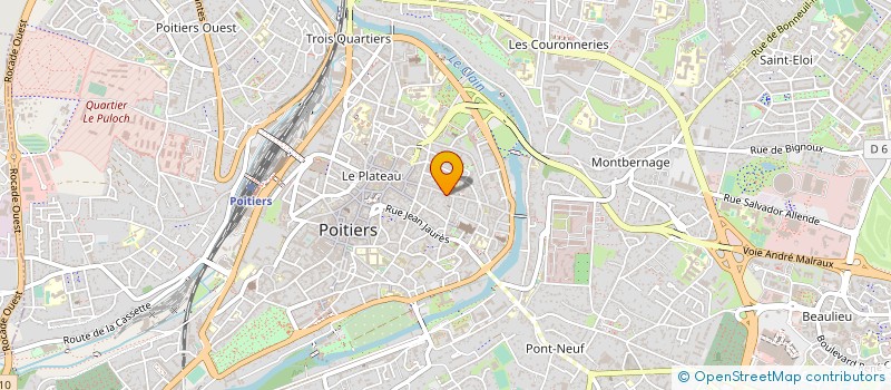 localisation de l'entreprise MADAME DANIELLE ESCALA  POITIERS