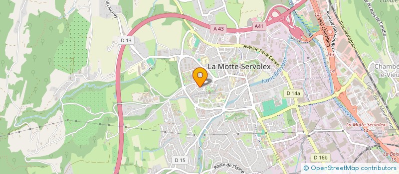 localisation de l'entreprise MADAME DANIELLE ESCOFFIER à LA MOTTE-SERVOLEX