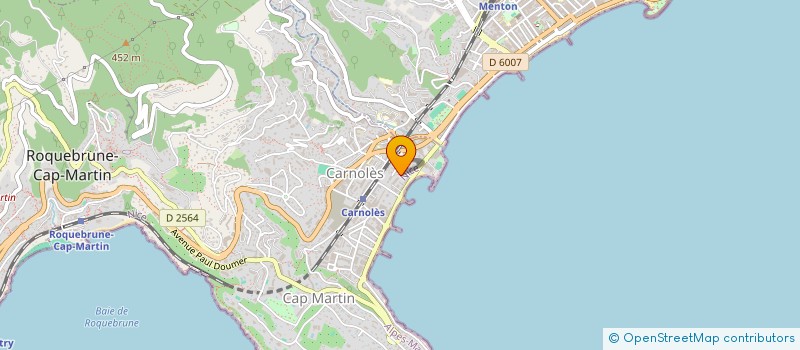 localisation de l'entreprise MADAME DANIELLE ESCOFFIER à ROQUEBRUNE-CAP-MARTIN