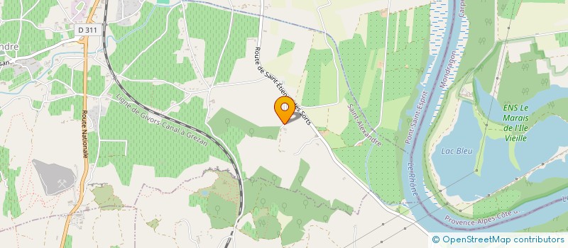 localisation de l'entreprise MADAME DANIELLE ESTABLET  SAINT-PAULET-DE-CAISSON