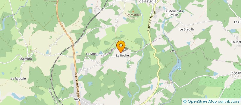 localisation de l'entreprise MADAME DANIELLE FAIRBANK  LA COQUILLE