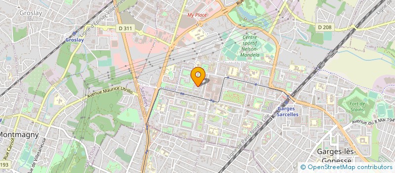localisation de l'entreprise MADAME DANIELLE FANTODJI à SARCELLES