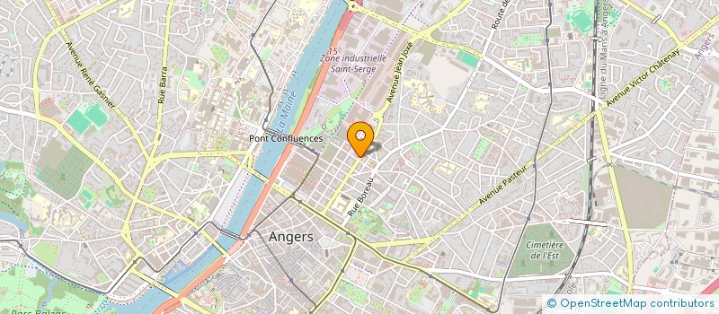 localisation de l'entreprise MADAME DANIELLE FEVRIER à ANGERS