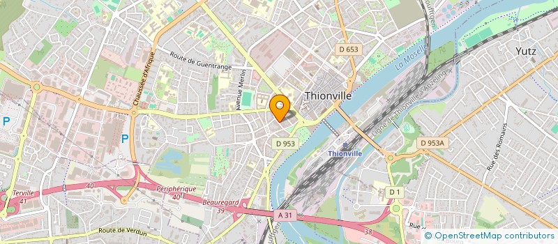 localisation de l'entreprise MADAME DANIELLE FICHANT à THIONVILLE