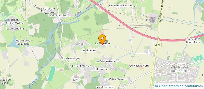 localisation de l'entreprise MADAME DANIELLE FLORENTIN à CHANCEAUX-SUR-CHOISILLE