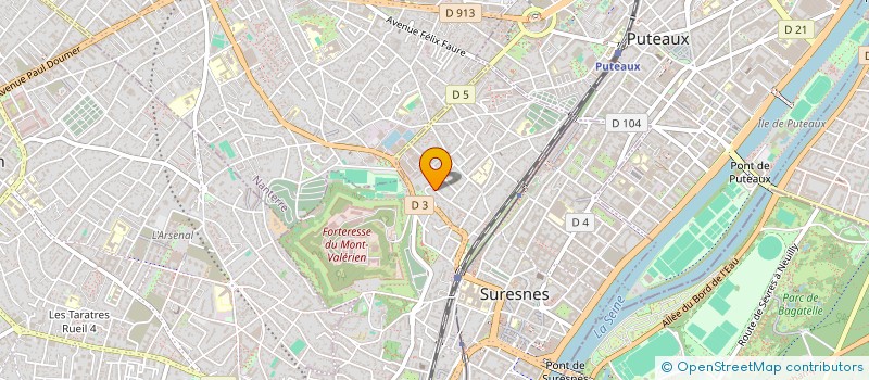 localisation de l'entreprise MADAME DANIELLE FOUCHE à SURESNES