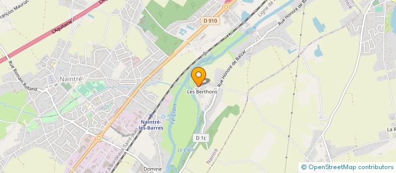 localisation de l'entreprise MADAME DANIELLE FOUCRET  NAINTRE