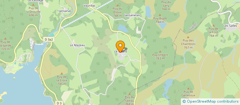 localisation de l'entreprise MADAME DANIELLE FOUR  ROYERE-DE-VASSIVIERE