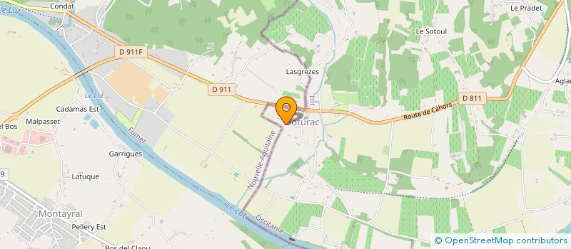 localisation de l'entreprise MADAME DANIELLE FREDAIGUE  SOTURAC