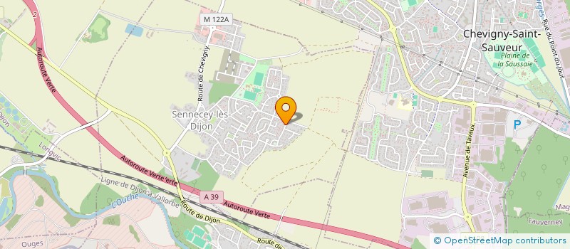 localisation de l'entreprise MADAME DANIELLE FUSTER  SENNECEY-LES-DIJON