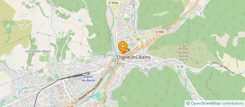 localisation de l'entreprise MADAME DANIELLE FUTIN à DIGNE-LES-BAINS