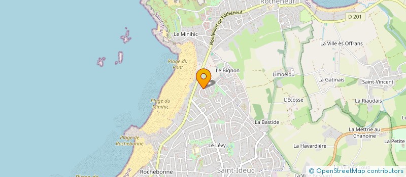 localisation de l'entreprise MADAME DANIELLE GADBOIS  SAINT-MALO