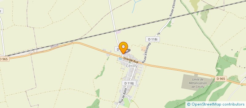 localisation de l'entreprise MADAME DANIELLE GAILLARD  CERILLY