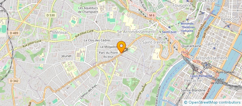 localisation de l'entreprise MADAME DANIELLE GALES  LYON