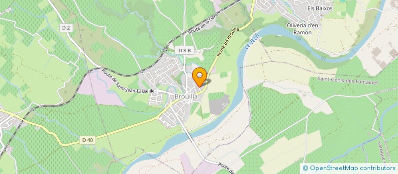 localisation de l'entreprise MADAME DANIELLE GARCIAS  BROUILLA