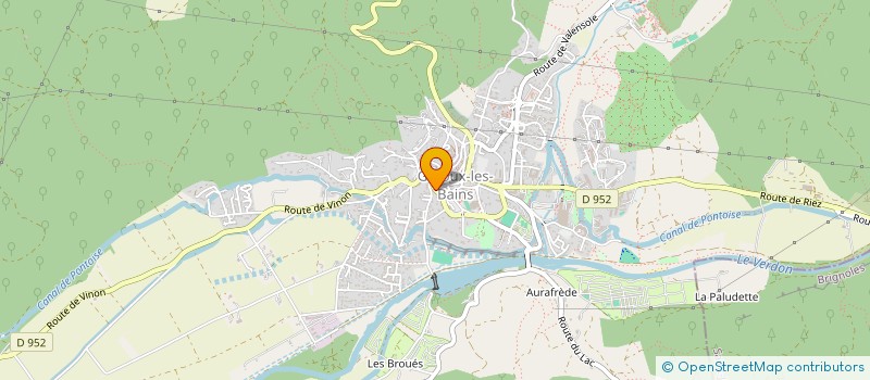 localisation de l'entreprise MADAME DANIELLE GILLET à GREOUX-LES-BAINS