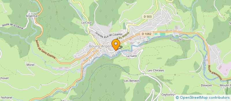 localisation de l'entreprise MADAME DANIELLE GIRARDCLOS  BOURG-ARGENTAL