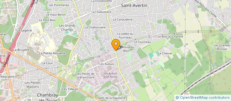 localisation de l'entreprise MADAME DANIELLE GIRAULT  SAINT-AVERTIN