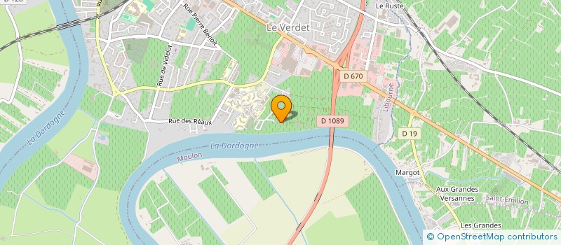 localisation de l'entreprise MADAME DANIELLE GORIN à LIBOURNE