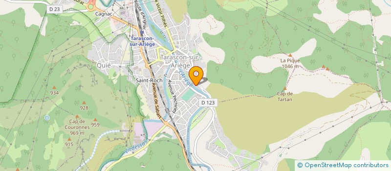 localisation de l'entreprise MADAME DANIELLE GRASSAUD à TARASCON-SUR-ARIEGE