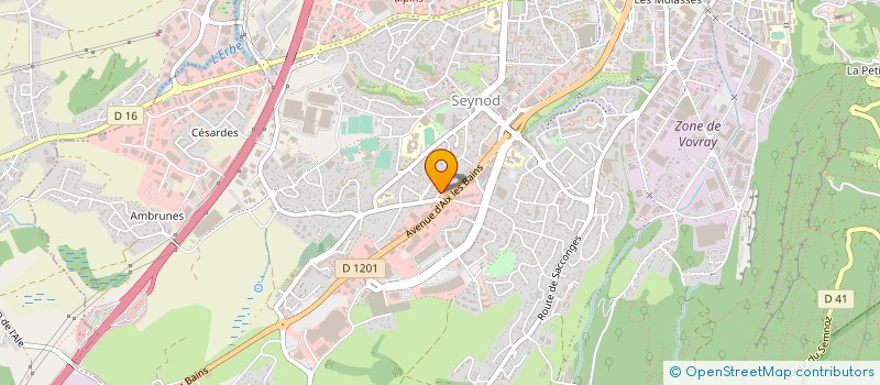 localisation de l'entreprise MADAME DANIELLE GSELL  ANNECY