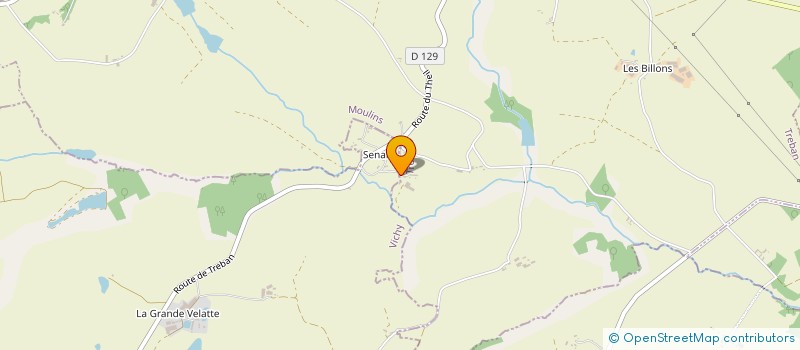 localisation de l'entreprise MADAME DANIELLE GUILLAUMIN  TREBAN