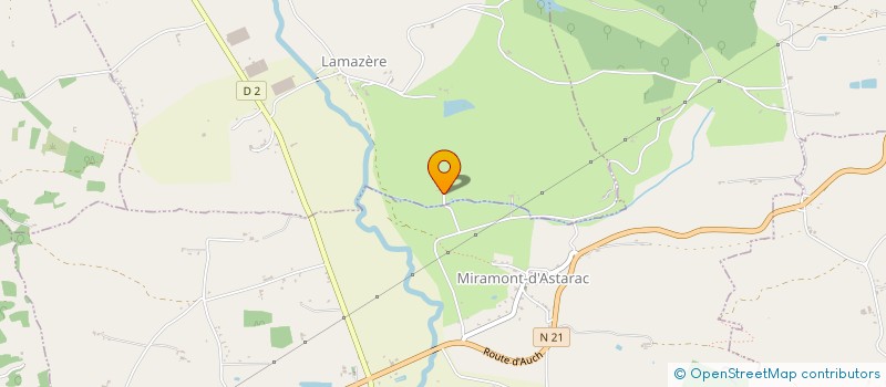 localisation de l'entreprise MADAME DANIELLE HAGE  LAMAZERE