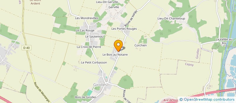 localisation de l'entreprise MADAME DANIELLE HANNEQUIN à GIROLLES