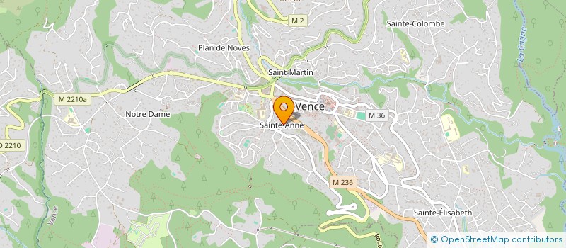 localisation de l'entreprise MADAME DANIELLE HATCHUEL  VENCE