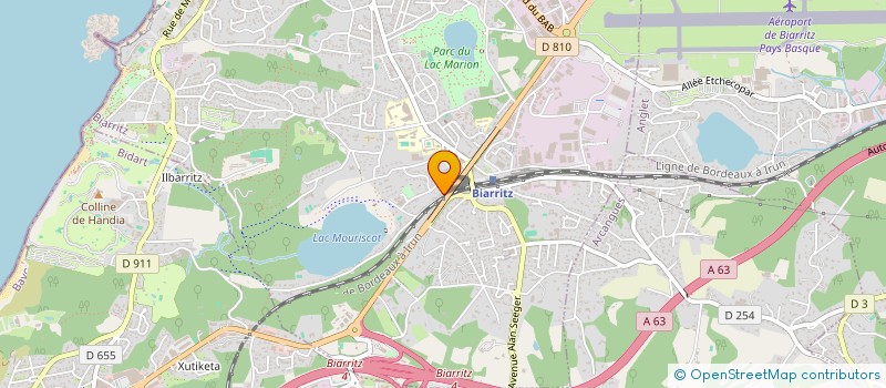 localisation de l'entreprise MADAME DANIELLE HAYET  BIARRITZ