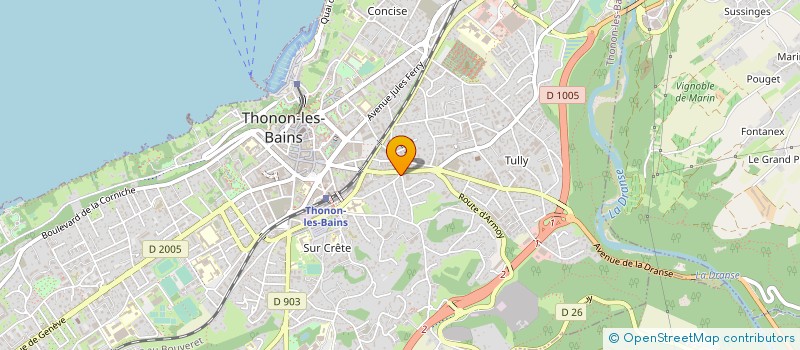 localisation de l'entreprise MADAME DANIELLE HELENE REINGEWIRTZ à THONON-LES-BAINS