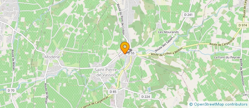 localisation de l'entreprise MADAME DANIELLE HELLEY à CRILLON-LE-BRAVE