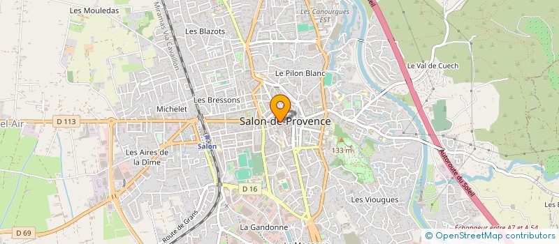 localisation de l'entreprise MADAME DANIELLE HEMERY  SALON-DE-PROVENCE