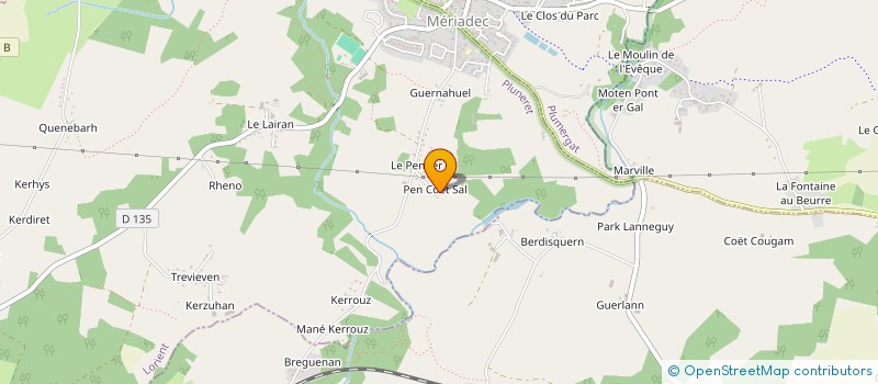 localisation de l'entreprise MADAME DANIELLE HENAFF  PLUNERET