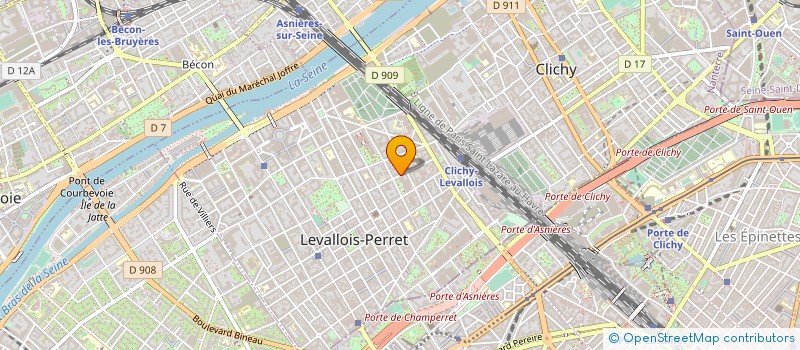 localisation de l'entreprise MADAME DANIELLE HUET à LEVALLOIS-PERRET