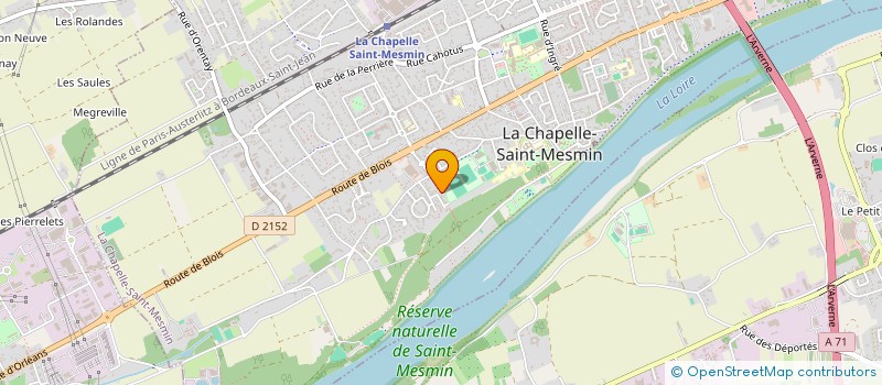 localisation de l'entreprise MADAME DANIELLE HULIN à LA CHAPELLE-SAINT-MESMIN