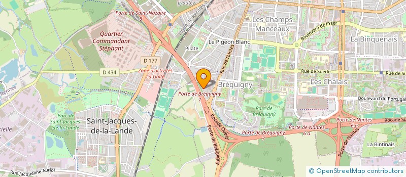 localisation de l'entreprise MADAME DANIELLE HUSSENET à RENNES