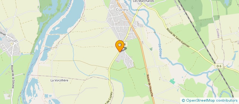 localisation de l'entreprise MADAME DANIELLE IMBROGLIO  CUZIEU