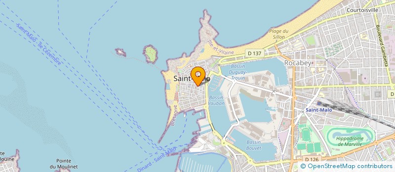 localisation de l'entreprise MADAME DANIELLE JAFFRES à SAINT-MALO