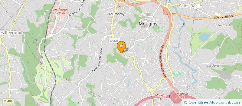 localisation de l'entreprise MADAME DANIELLE JAURGOYHEN à MOUGINS