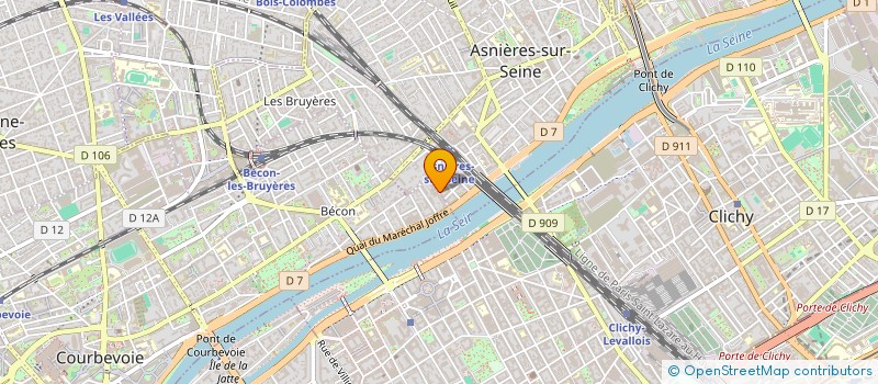 localisation de l'entreprise MADAME DANIELLE JEANNEAU à COURBEVOIE