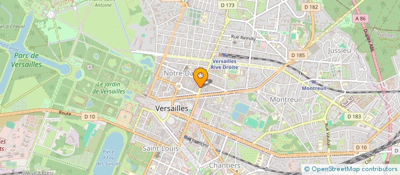 localisation de l'entreprise MADAME DANIELLE JOFFRE à VERSAILLES